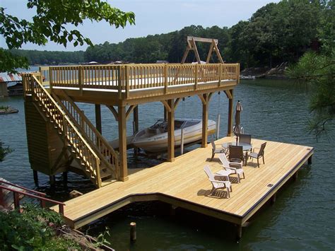 Dock And Deck Ideas Boat Dock The Perfect Lakeside Hangout Builder