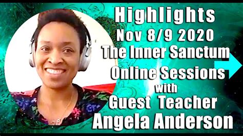 Angela Anderson Channels The Energy Of Oneness Highlights Tis Youtube