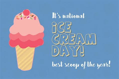 National Ice Cream Day Template Postermywall