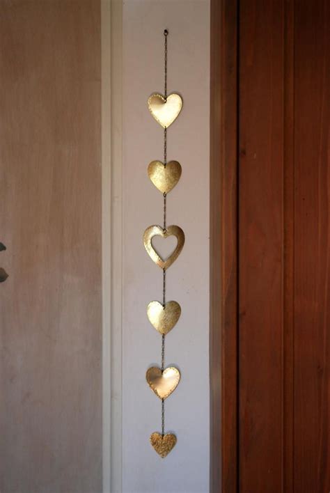 Hearts Decor Wall Art Heart Wall Hanging Metal Love Decor Love Etsy Heart Wall Heart
