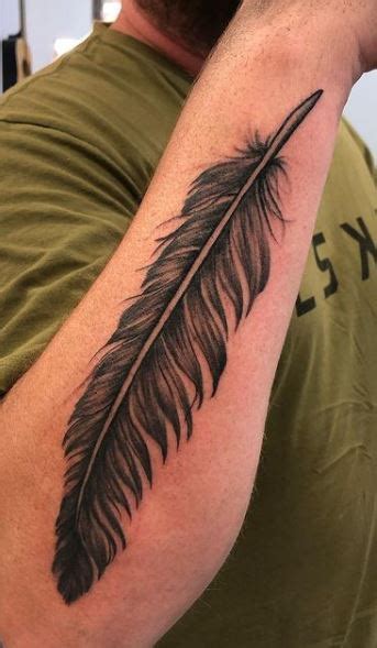 Indian Feather Tattoo Designs For Men