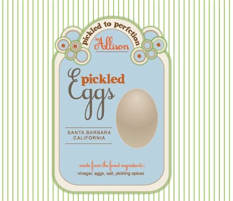 In A Pickled Egg Pickled Eggs Custom Pickle Label Etsy