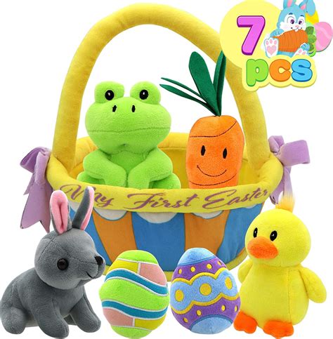 Joyin 7 Pcs My First Easter Basket Plush Original Style