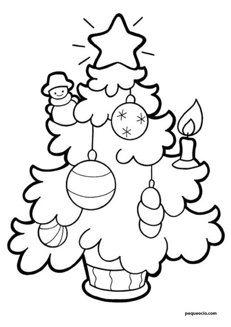 20 árboles De Navidad Para Colorear Y Cómo Dibujar Un árbol Navideño