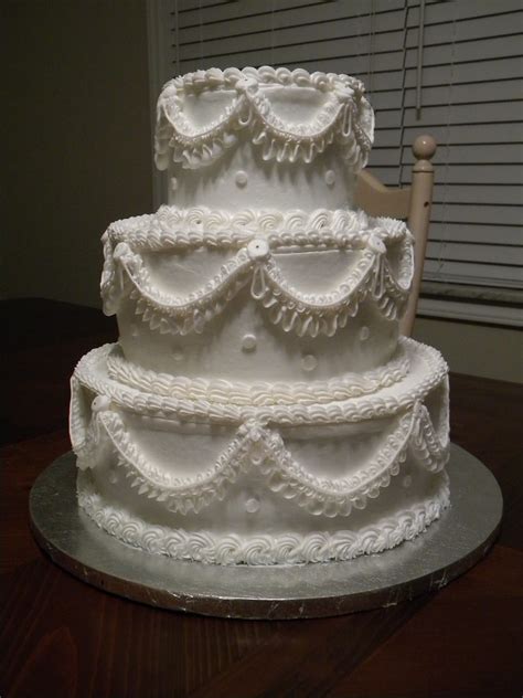 Old School Traditional Wedding Cake I Was Asked To