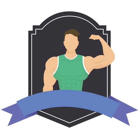 Young Strong Man Athlete In Frame 1851855 Vector Art At Vecteezy