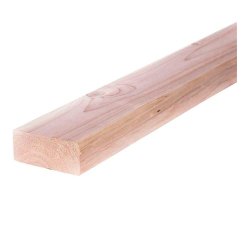 2 In X 4 In X 8 Ft Construction Common Redwood Lumber 436321 The