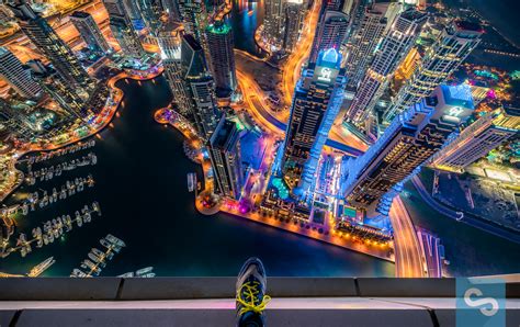 Fond D écran Tomber Ville Paysage Urbain Nuit Gratte Ciel La Tour Moderne Monde Luxe