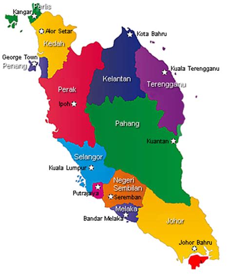 Dapat kita lihat di peta indonesia, jumlah pulau yang dimiliki hingga ribuan. Peta Malaysia Kosong Berwarna | www.picswe.net
