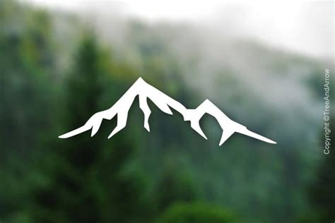 Mountain Outdoors Decal Sticker For Your Car Truck Phone Or Etsy