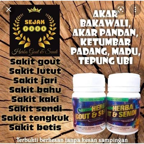 Original Herba Gout Paling Berkesan Shopee Malaysia