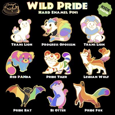 Wild Pride Enamel Pins Gay Breakfast Online Store Powered By Storenvy