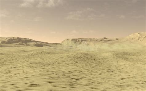 Alien Desert Landscape Stock Illustration Illustration Of Scenery
