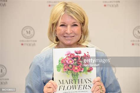 Martha Stewart Signs Copies Of Her New Book Marthas Flowers At