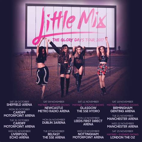 Glory Days Tour Little Mix Wiki Fandom Powered By Wikia