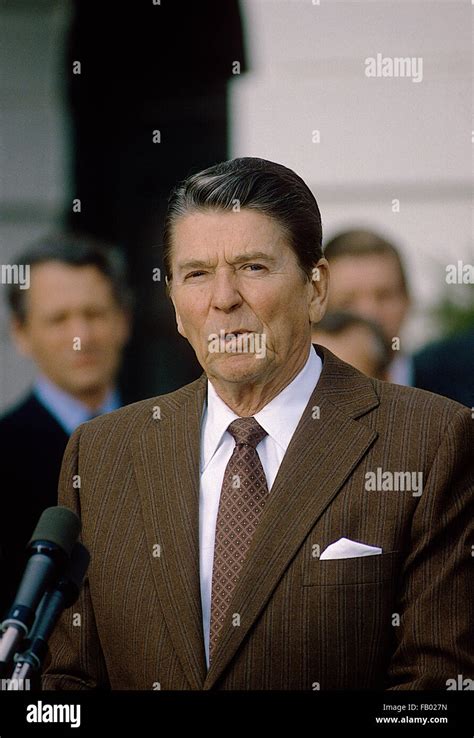 Washington Dc Usa 29th September President Ronald Reagan Wearing