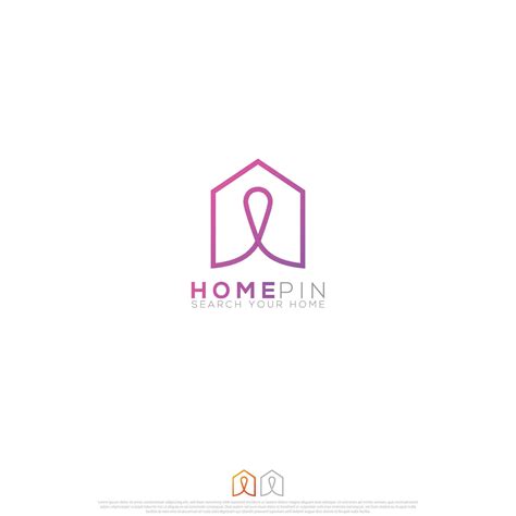 Home Pin Logo Design 7005509 Vector Art At Vecteezy