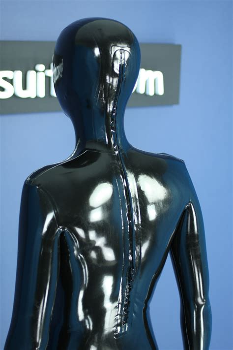 Made To Measure Latex Catsuit With Zipper Piece