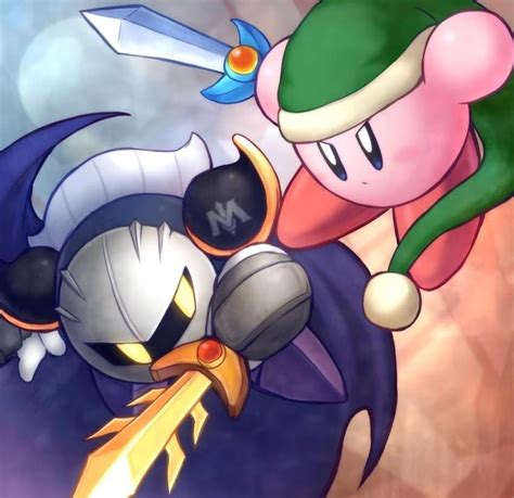 Sword Kirby Vs Meta Knight Kirby Kirby Character Kirby Art Kirby