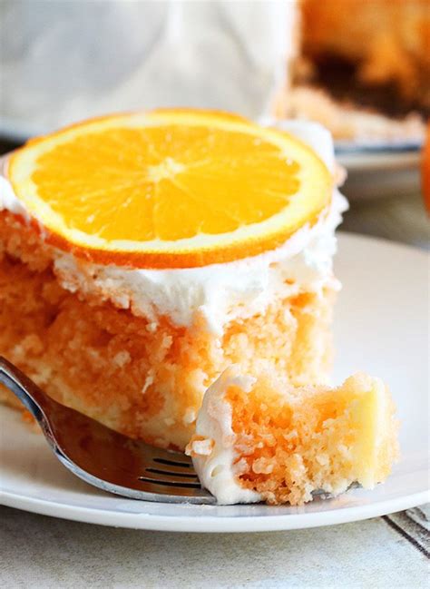Well, you can squash that marshmallow craving by enjoying these deliciously flavored marshmallows. Orange Creamsicle Cake - Lightened Up Version! | High ...