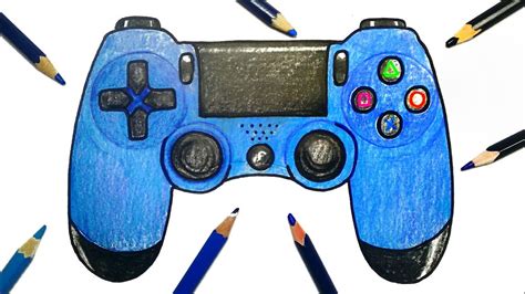 How To Draw A Ps4 Controller Easy Nonetheless It Still Allows The Use