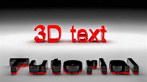 3ds Max Creating 3d Text Basic Tutorial Youtube