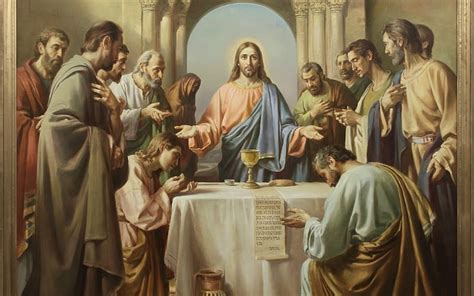 1366x768px 720p Free Download Last Supper Painting Apostles Jesus