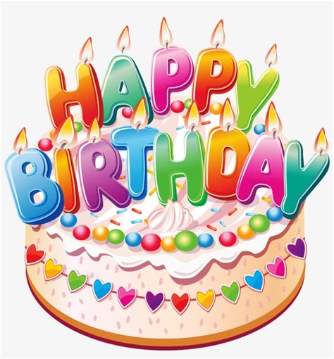 Feliz Cumpleaños Clipart Birthday Cake And Balloons 1009x1024 Png