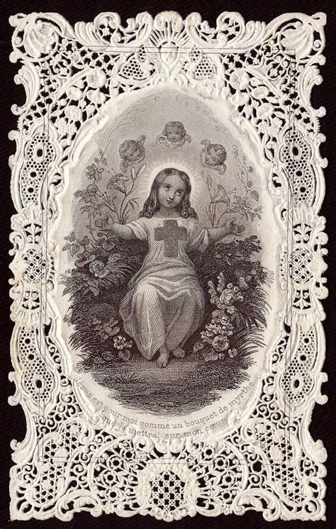 Flickr Antique Holy Card Vintage Holy Cards Divine Infant Jesus