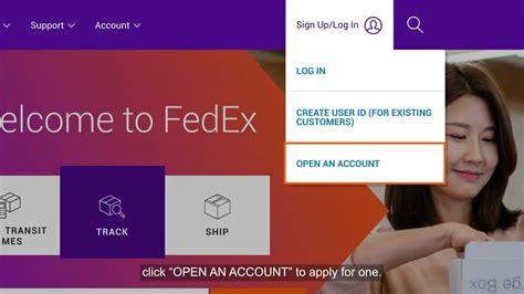 Guide to creating a fedex.com User ID - YouTube