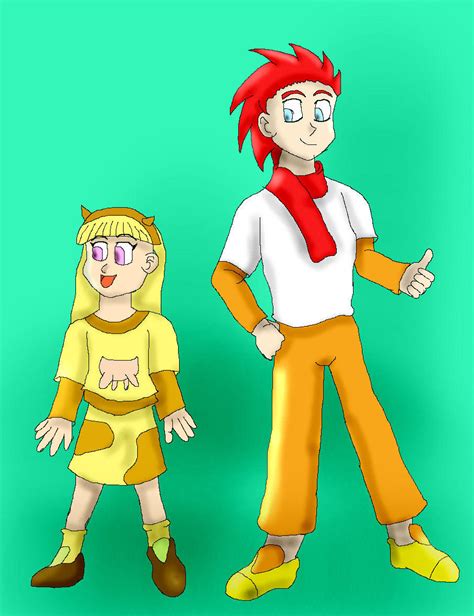 Humanized Cow And Chicken By Ssjgarfield On Deviantart