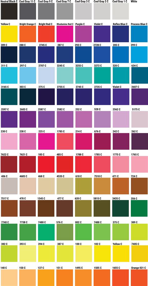 Color Standard Chart Colour Chart Color Chart Colour Shade Card Porn Sex Picture