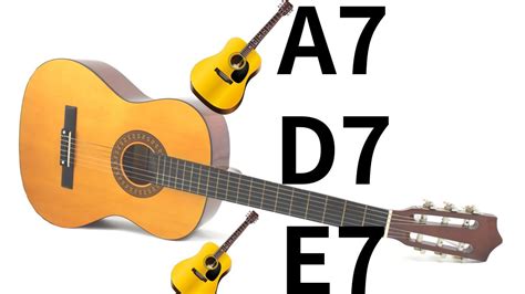 왕초보기타 A7 D7 E7 코드 Guitar For Beginners A7 D7 E7 Chord Youtube