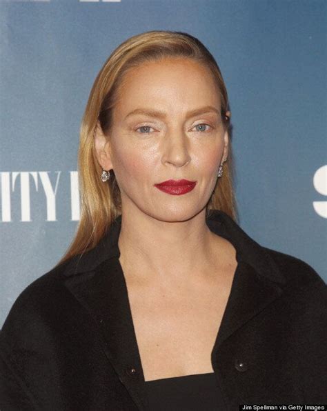 Uma Thurman Owns Understated Glamour At ‘the Slap Premiere Pics Huffpost Uk