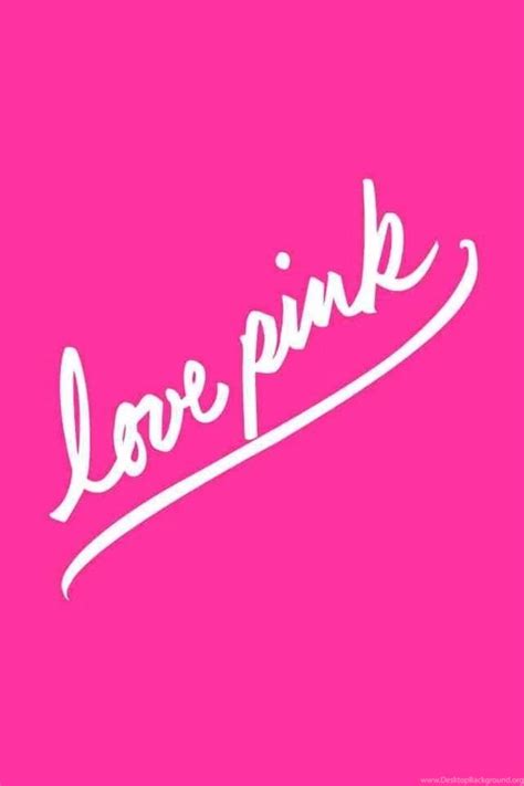 Vs Love Pink Iphone Wallpapers Desktop Background