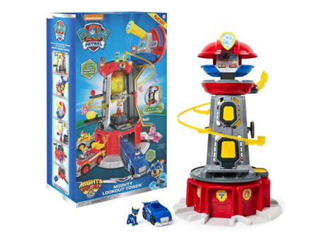 Paw Patrol New Mighty Pups Lookout Tower Playset Thekidzone