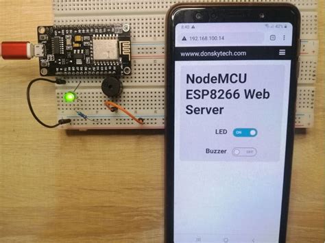 Nodemcu Esp8266 Ajax Enabled Web Server Arduino Project Hub