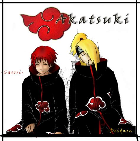 Akatsuki Deidara And Sasori By Blackketchup On Deviantart