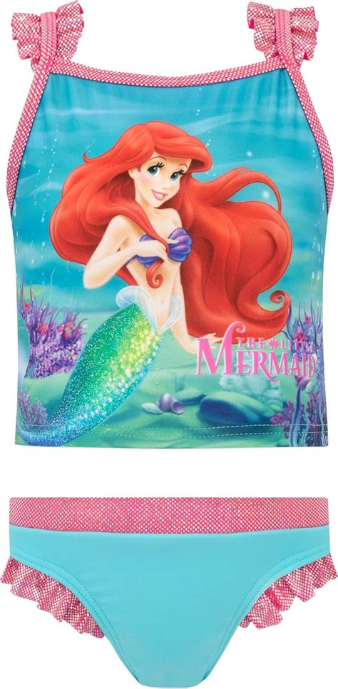 Girls Clothing Sizes 4 And Up Nwt Disney Store Ariel Swimsuit Little Mermaid Many Sizes Girls