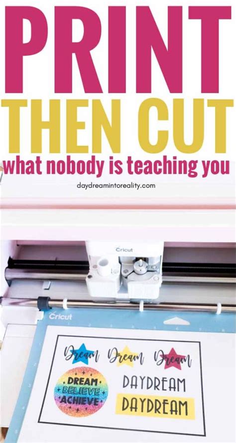How To Use Printable Vinyl With A Cricut Print Then Cut Hey Let S Make