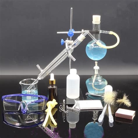 Small Size 150ml Glass Essential Oil Steam Distilling Lab Apparatus