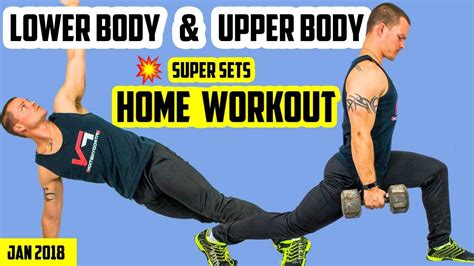 superset leg and arm workout [2018] 💪 superset everything intense dumbbell workout youtube
