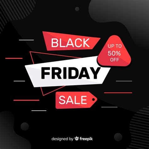 Free Vector Black Friday Banners In Flat Design
