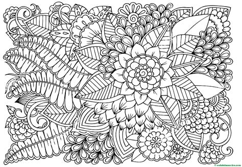 Dibujos de flores para colorear - Web del maestro