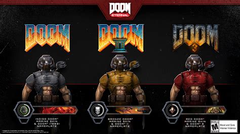 Doom Doom Ii Patch Is Live Classic Doomguy Skins For Doom Eternal