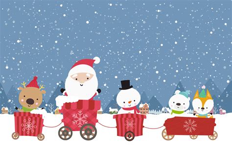 Find the perfect christmas cartoon stock photos and editorial news pictures from getty images. Happy Cute Santa snowman christmas cartoon in the cart 001 - Download Free Vectors, Clipart ...