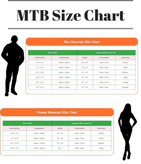 Mtb Size Chart