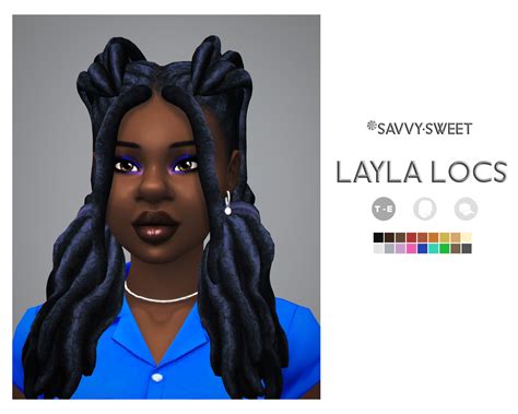 Sims 4 Butterfly Locs