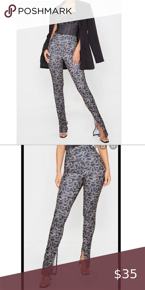 Plt Snakeprint Pants Clothes Design Fashion Pants For Women