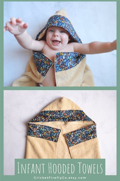 The hood size is pretty large for an infant. Infant Hooded Towel in 2020 | Hooded towel, Bath time ...